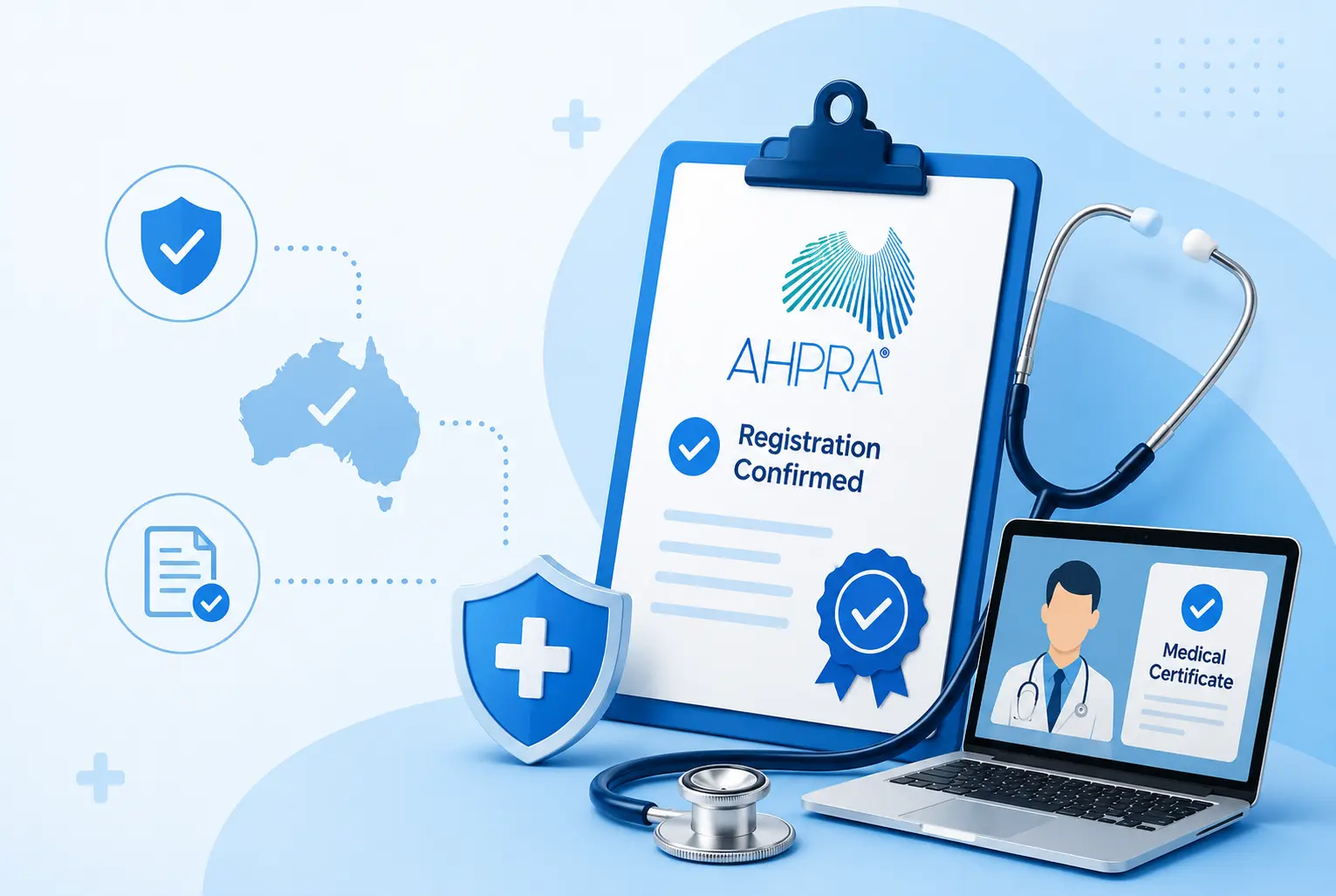 AHPRA registration verification for trusted online medical certificates in Australia